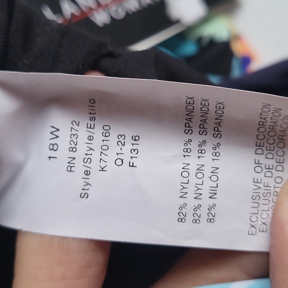 Swimwear Anne Cole, Calvin Klein, macys 4 for 1 one pc and 3 tankinis NWT 18 W - Picture 6 of 8